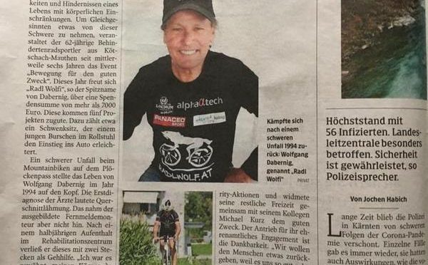 Radlwolf zum 5.mal Kärntner des Tages