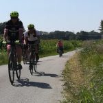 Radlwolf und Michi am Donauradweg, Foto: © Kurt Strobl