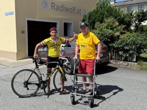 Radlwolf und Michi Kurz freuen sich auf ein Wiedersehen bei der „11. Auflage von Bewegung für den guten Zweck“ 2026
Foto: © Klaus Mamedof
