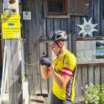 Nils beim Kontrollpunkt Zollnerhütte