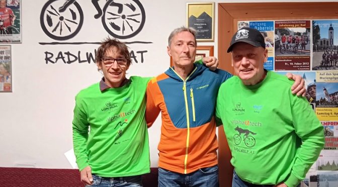 Unterstützung von Radlwolf und Michi Kurz an ehemaligen Sportkollegen Sven Kristler aus Kötschach