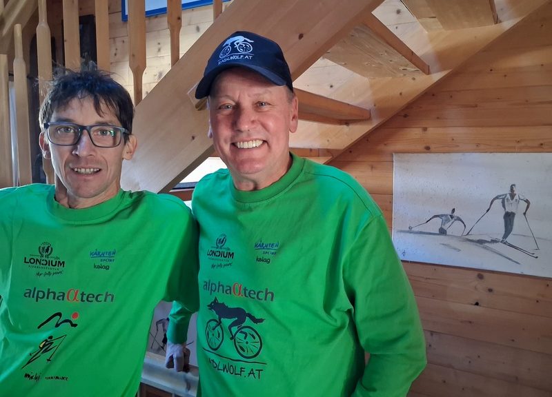 Michi Kurz und Radlwolf; Foto: © Radlwolf