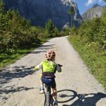 Die 6 jährige Marie Seitlinger knapp unter der Valentinalm; Foto: © Christoph Seitlinger